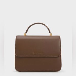 Charles & Keith - Front Flap Top Handle Bag